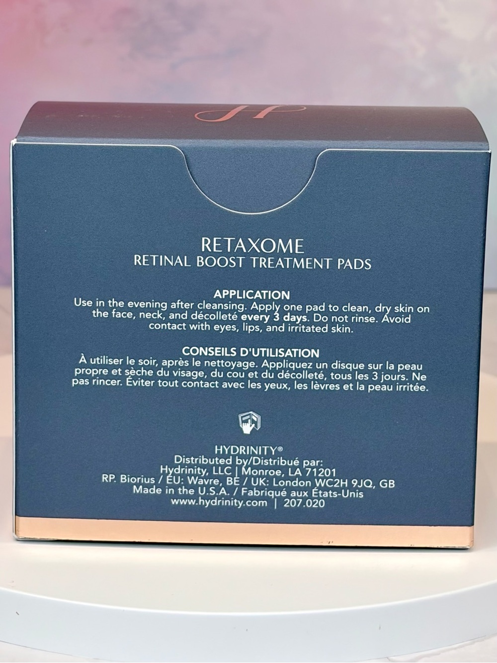 Hydrinity RetaXome Retinal Boost Pads 20-Count + Bonuses - Picture 3 of 11